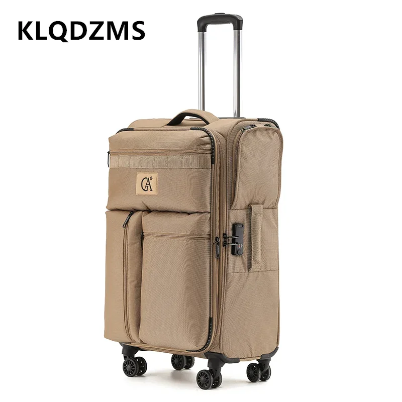 KlqDZMS Ultrallight Suits Cuter Oxford Tričko Rozšíriteľná palubná skrinka 28 palcov Veľká kapacita Trolley puzdro 20 