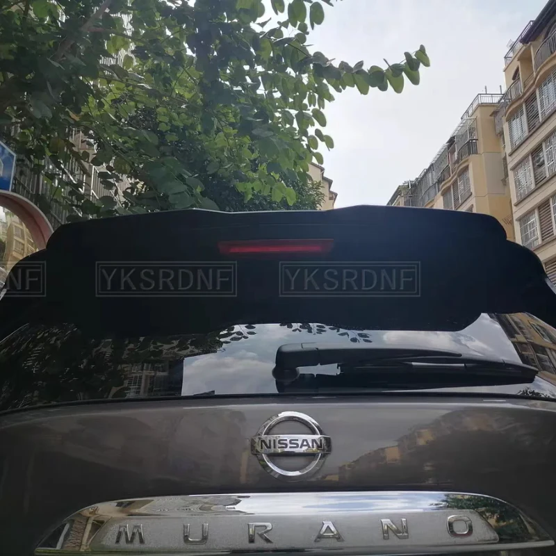 KLSHIRU Zadná strecha spilera pery pre spojler Nissan Murano 2020 2021 Vysoko kvalitný ABS plastový automobil