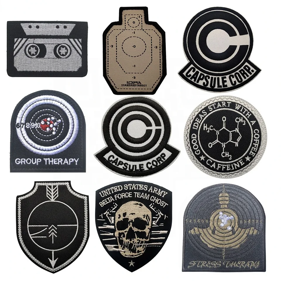 Klub Shot Shot Visual Wireed Table Patch Tactical Badge Hook and Ring Vojenské záplaty na oblečenie výšivok šitie kutil