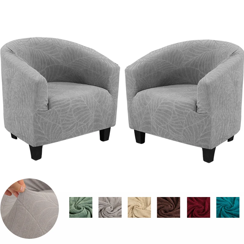 Klubové stoličky Slipcover, Stretch Sofa Slipcover 1-dielna gaučový nábytok Ochrana, obaly kresla Jacquard Spandex