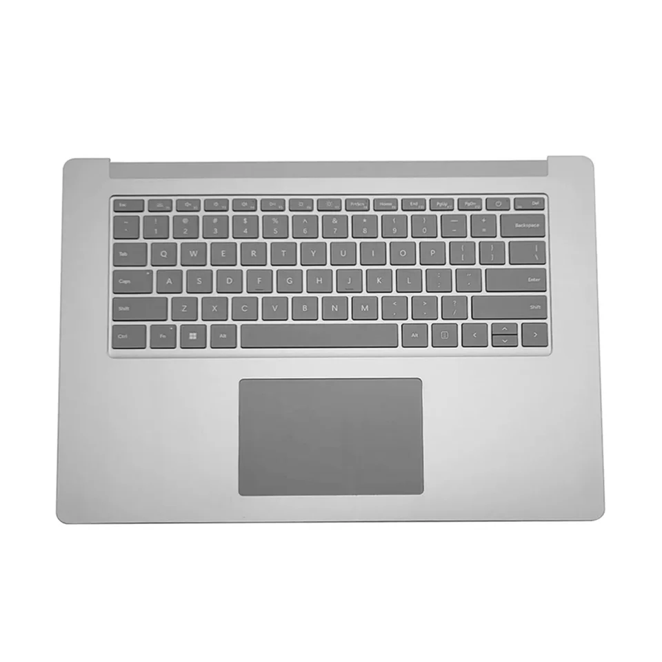 Klávesnica laptop pre laptop Microsoft 3 15 palcov 1873 Výmena dotykovej klávesnice PalmRest Touchpad Silver