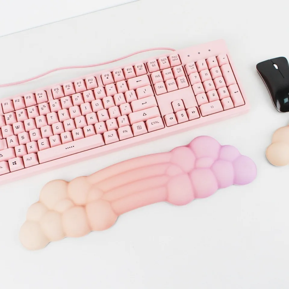 Klávesnica MousePad Cloud Tvar zápästia REST PAD PAD REST REST RESTOVANIE KARPAL CLOUNT Gradient myš
