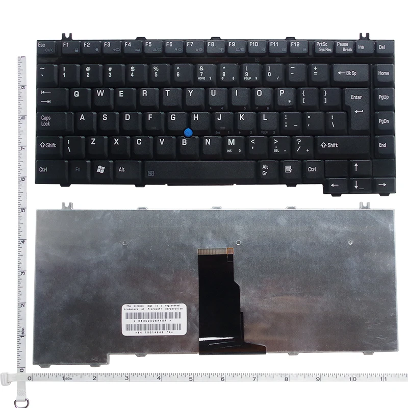 Klávesnica notebook pre notebook pre Toshiba M1 M2 M3 M4 M5 M6 M10 M15 M35 M40 M45 M50 M55 Anglická verzia
