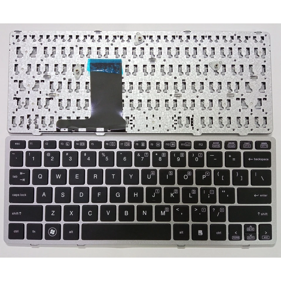 Klávesnica notebooku v USA pre HP EliteBook 2560 2560P 2570 2570P 696693-001 691658-001