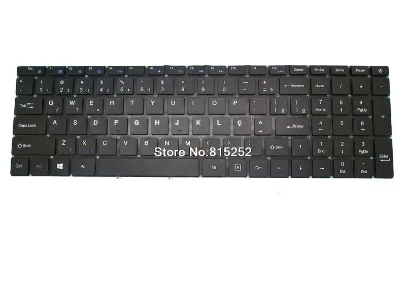 Klávesnica pre notebook pre Thomson Neo 15 YXT-93-209 MB3661022 Čierny brazílsky BR/Spojené štáty americké