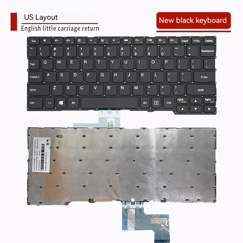 Klávesnica prenosných počítačov pre Lenovo Flex 3 1120 US