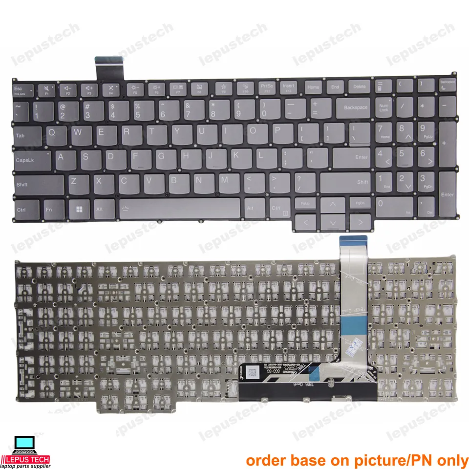 Klávesnica US pre Lenovo Thinkbook 16 G6 IRL 16 G6 IMH G5 IRH 2023 2024 Gray US Klávesnica Lepus Tech