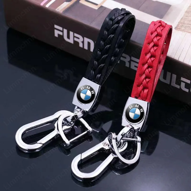 Klávesová spona na kľúče od auta Keyring kovové/kožené kľúče pre BMW M F20 F30 G20 F31 F34 F10 G30 F11 X3 F25 X4 M4 1 3 5 7 Séria x1 x3 x5