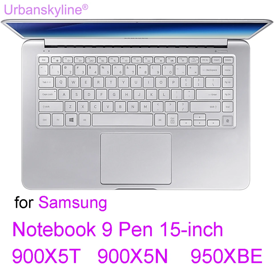 Klávesový kryt pre notebook Samsung 9 pero 15 palcov 900x5t 900x5n 950xbe Protector Chránič pokožky notebook Silikone TPU Clear 2021