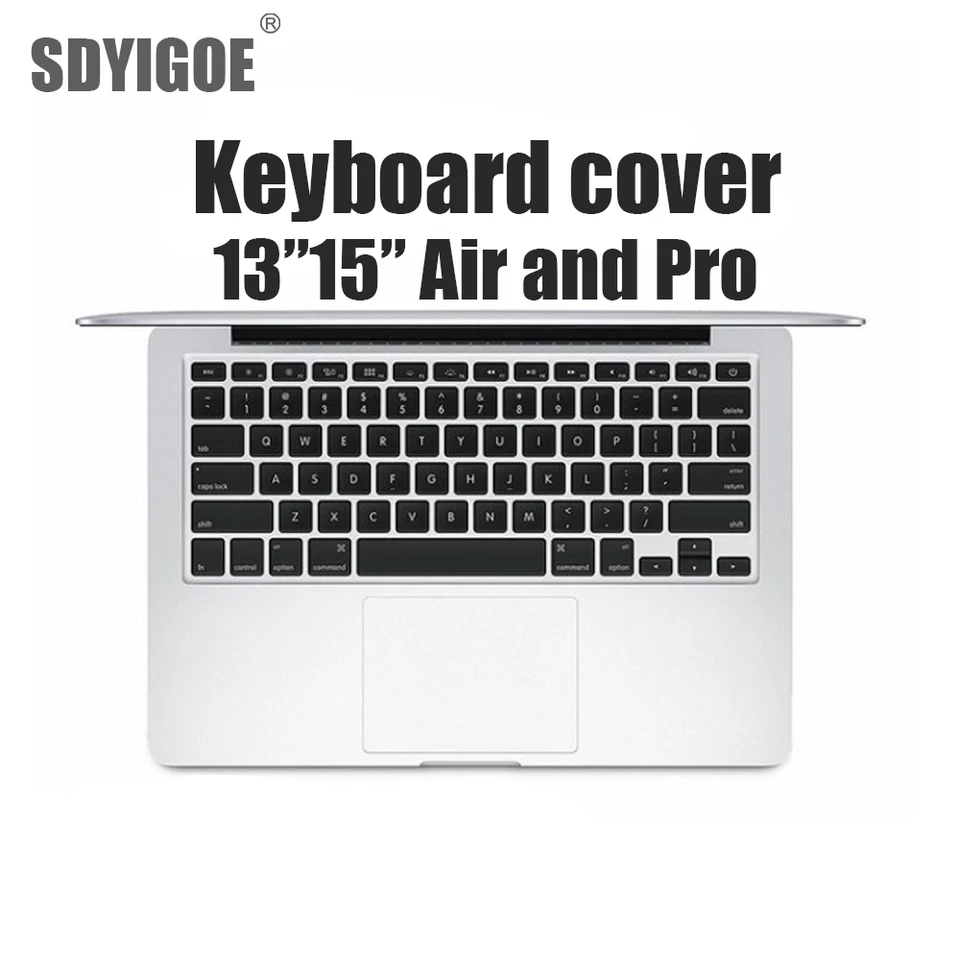 Klávesový kryt Silikone Protector Film pre MacBook Pro 13 15 17 pre MacBook Air Sietnicu A1466A1502A1398A1286 Prípady notebookov