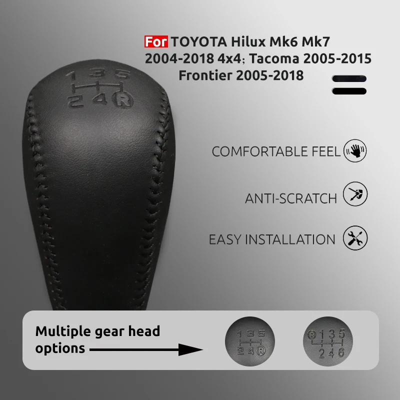Knob s radením automobilov pre Toyota Hilux MK6 MK7 SR5 Vigo Revo Pickup 4 Runner Surf Tacoma Gear Lever Shifter 5-6 Rýchlosť