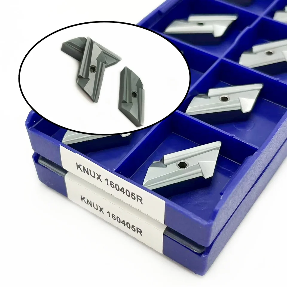 KNUX160405R Vložka karbidu KNUX160405 Vysoko kvalitné kovové otáčanie Transpozície CNC Super tvrdé opotrebenie Nástroj KNUX 160405R