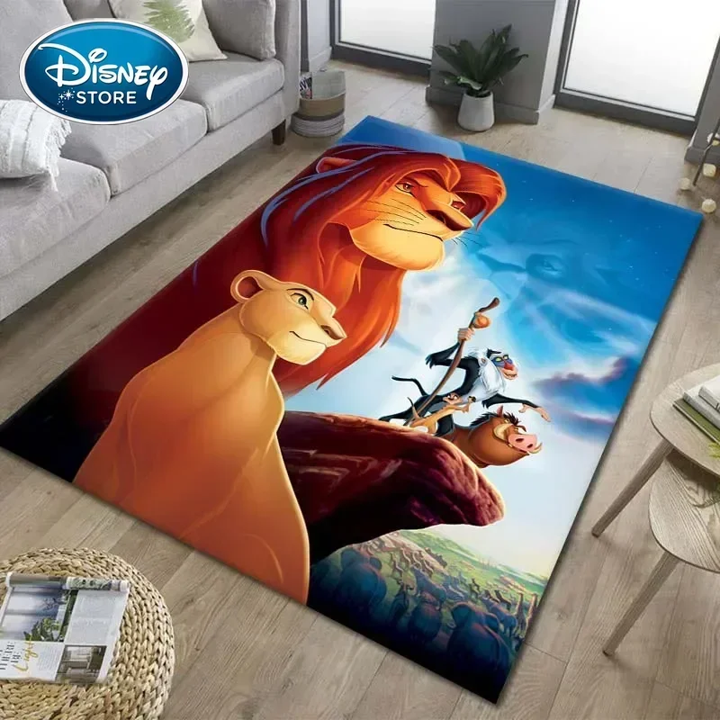 Koberce pre deti pre herňu Disney Disney Lion King Patterm Area Mat, roztomilý koberec koberce, detské darčeky pre domácu izbu v obývacej izbe