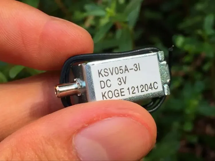Koge KSV05A DC 3V Mikro elektrický solenoidový ventilový plynový výfukový ventil