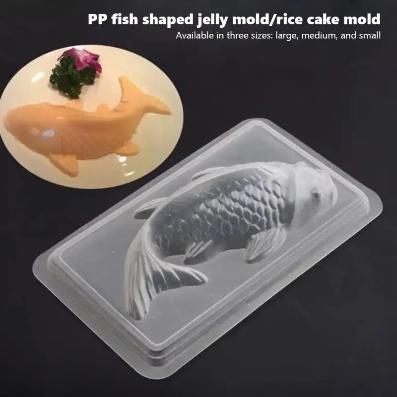 Koi rybia plastový koláč čokoládová forma želé Ručne vyrobené cukrové plavidlo Candy Polmy Domácnosť