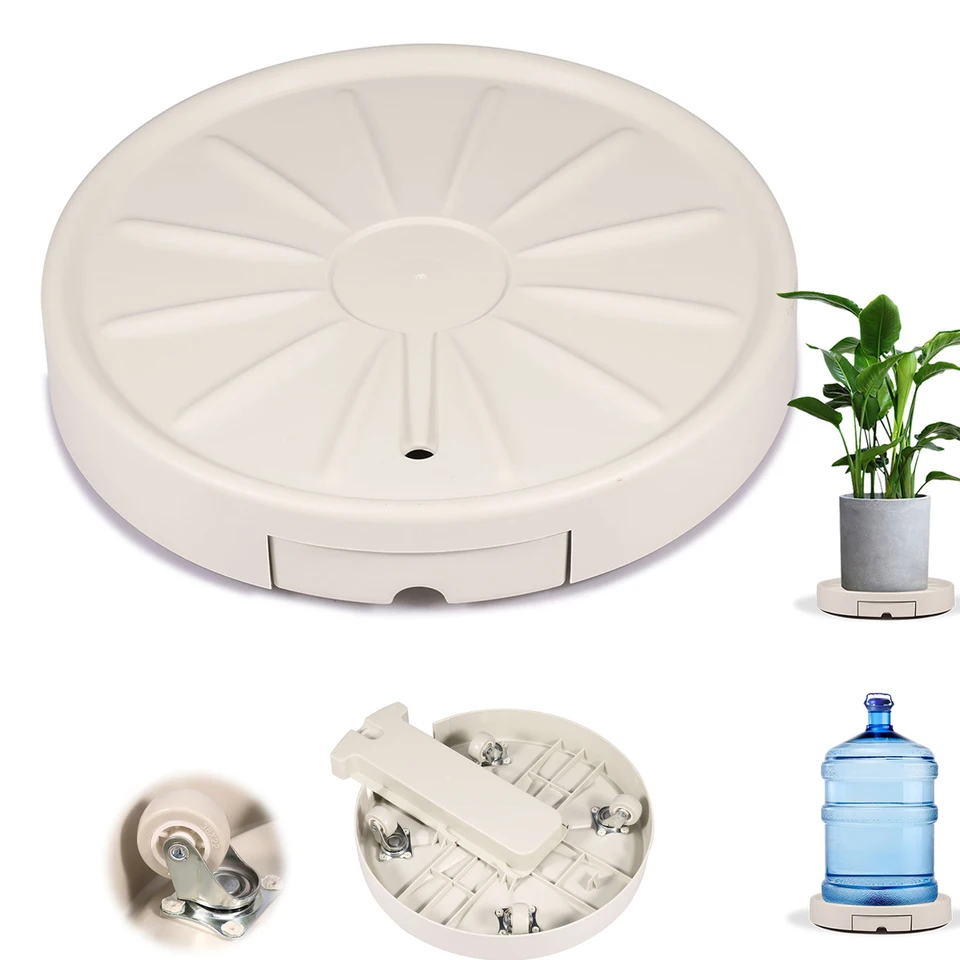 Kolesové rastlinné stojanové podnosové misky Dlátok Flowerpot Tray kvetinové príslušenstvo 360 ° Casters