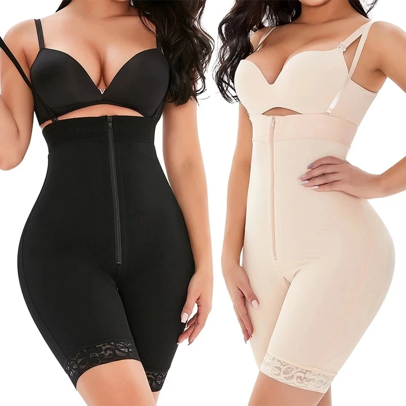 Kolumbijský tréner shaperwear pása celotelové shaper Underbust Slimming Corzet Corzet Butt BodySuit Ženy