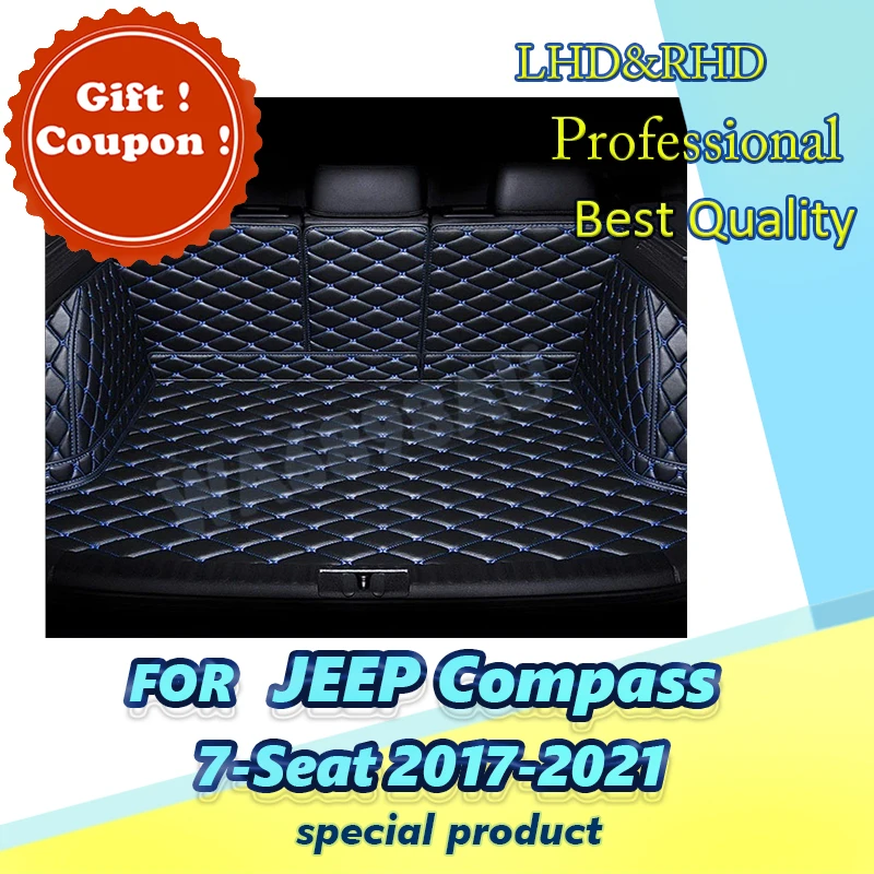 Kombinátor pre kmeň pre Jeep Compass 2017 2018 2019 2020 2021 Vlastné príslušenstvo automobilu Auto interiérové ​​dekorácie