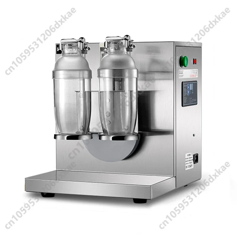 Komerčný bublinový bublinový čaj THSORE Dvojlôžková hlava Pearl Milk Tea trasenie stroj z nehrdzavejúcej ocele