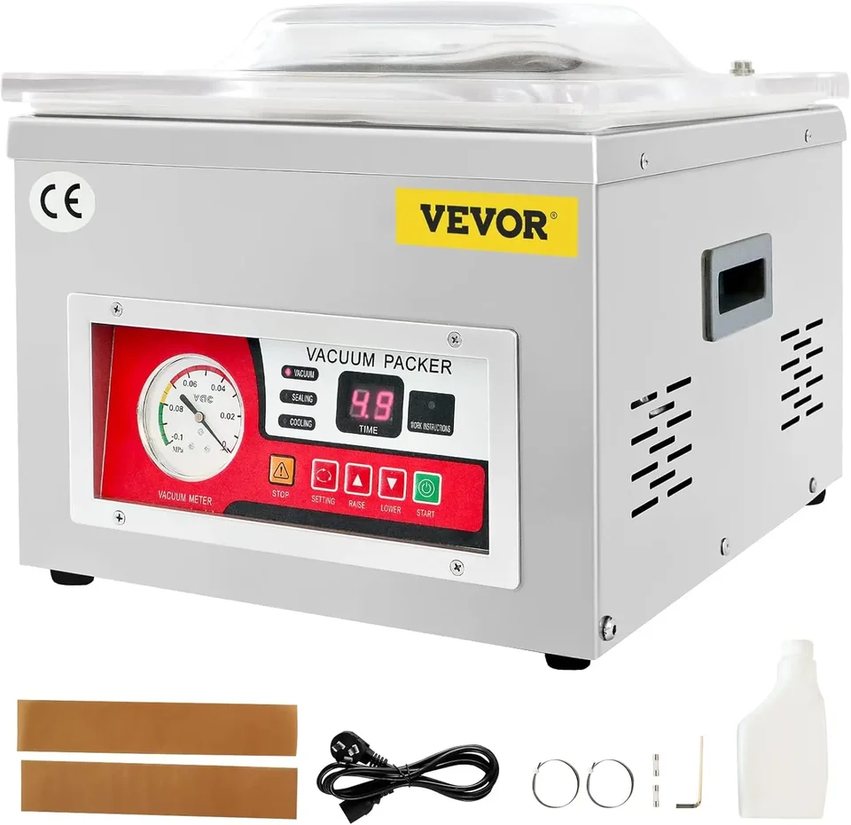 Komorový vákuový tmel, DZ-260A 6,5 m³/h rýchlosť čerpadla, vynikajúci tesniaci efekt s automatickým ovládaním, 110V kuchynské balenie machi