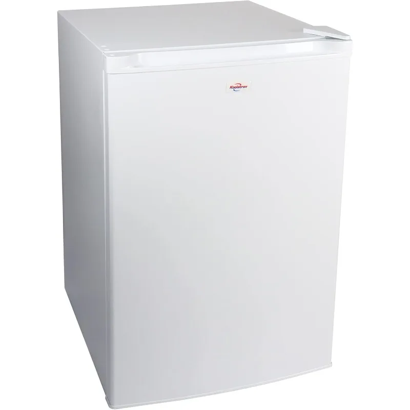 Kompaktná vzpriamená mraznička, 3,1 cu ft (88l), biela, manuálna odmrazová dizajn, plochý chrbát úsporu, reverzibilné dvere, pre byt