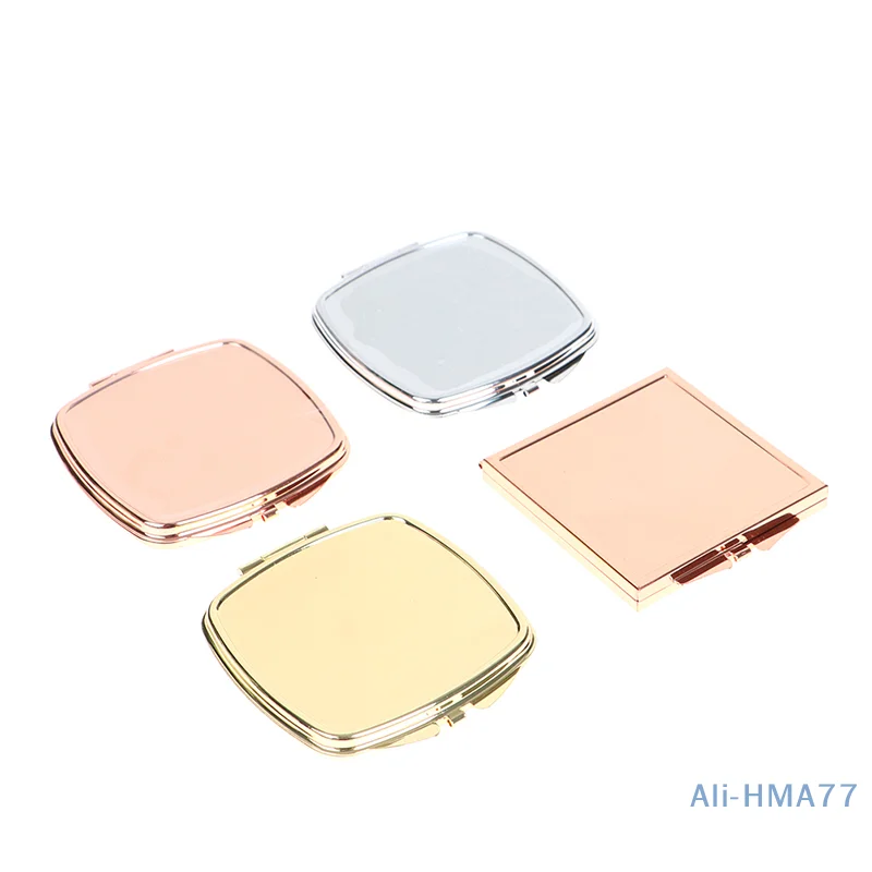 Kompaktné zrkadlo kozmetické zväčšovacie okrúhle vrecko Make -up zrkadlo