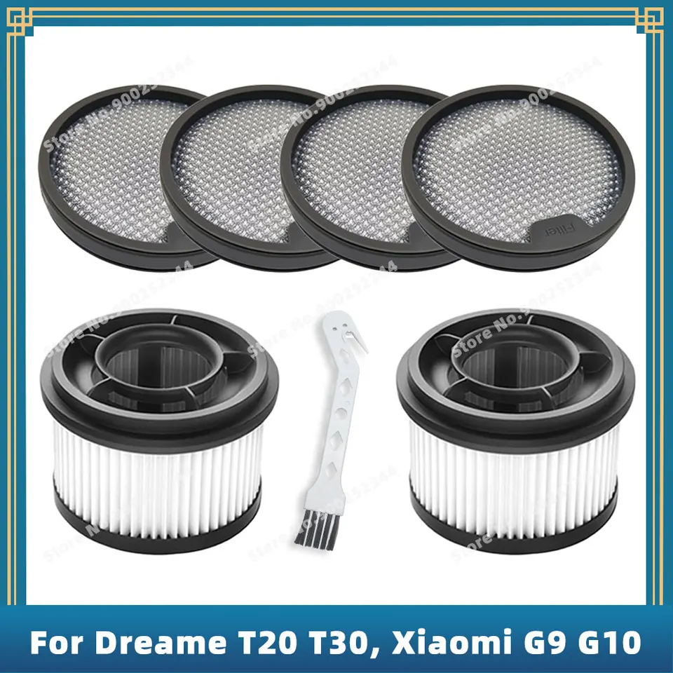 Kompatibilné pre Dreame T10, T20, T20 Pro, T30, T30 NEO, R10, R10 Pro, R20, Xiaomi G9 G10 Parts Accessories Front Hepa Filter