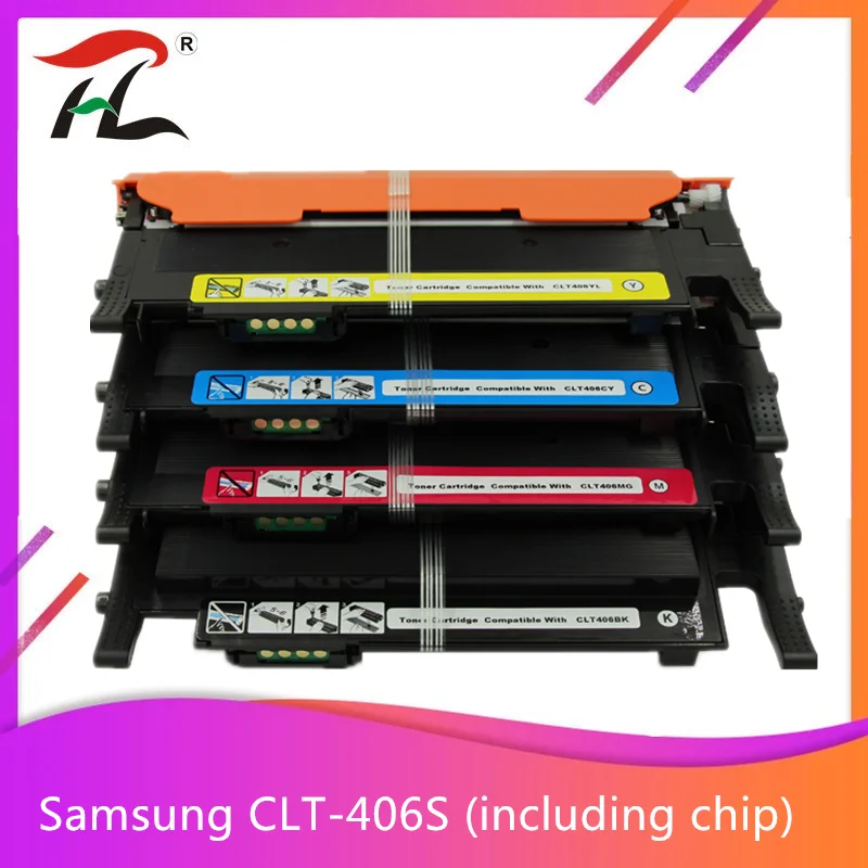 Kompatibilné s Samsung CLT 406S CLT-K406S CLT-M406S C406S 406 Samsung 3305W 3306FN CLP-360 365 365W 366W CLX-3305