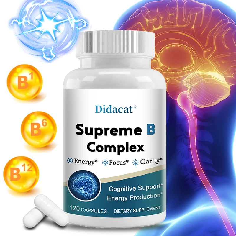Komplexné kapsuly organického vitamínu B - zmierniť stres, podporovať lepšiu náladu a zlepšiť duševnú čistotu, pamäť a koncentráciu