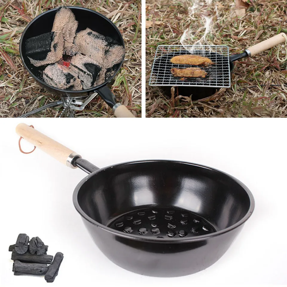 Komínové uhlie Starter Pot Grilbeque BBQ Zapaľovač uhlia pre piknikové rodinné večere BBQ a ďalšie aktivity