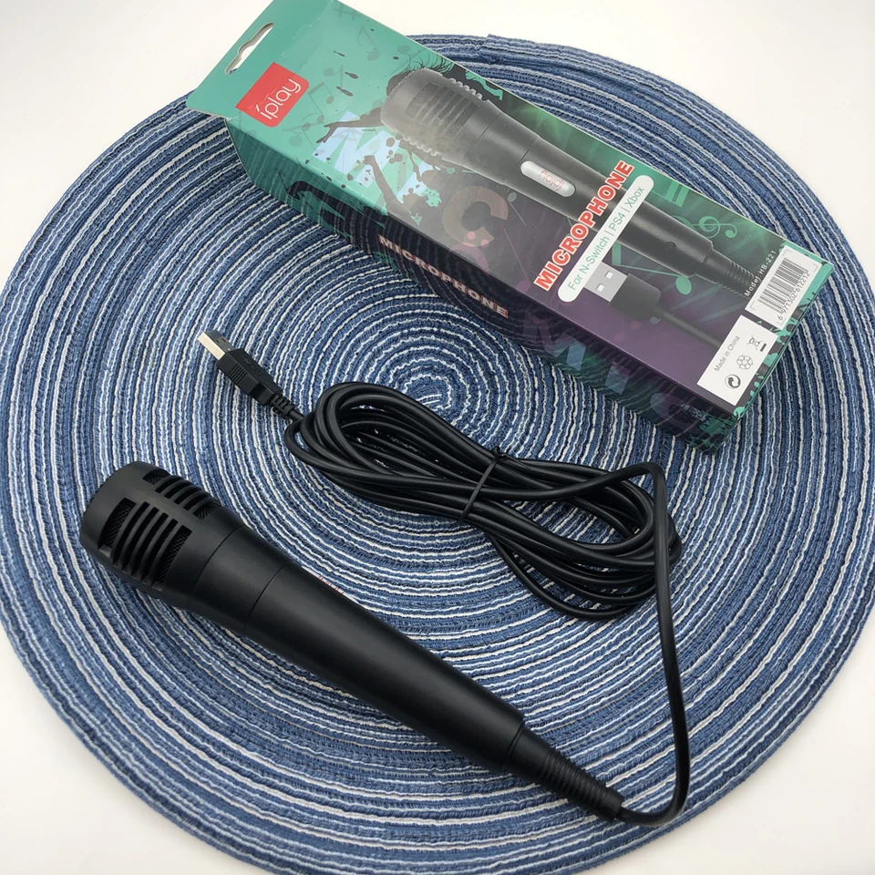 Kondenzátor zaznamenávajúci mikrofón USB káblový mikrofón karaoke mikrofón pre Nintendo Switch Wii PS4 Xbox PC počítač