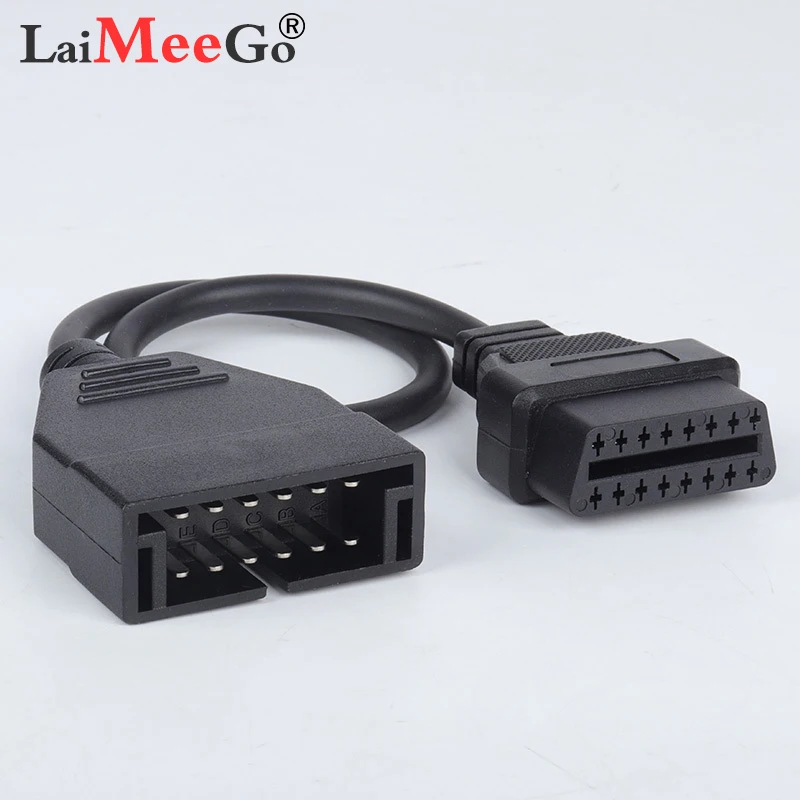 Konektor OBD/OBD2 pre GM 12pin OBD1 až 16pin kábel adaptéra prevodníka OBD2 pre GM 12pin pre vozidlá GM