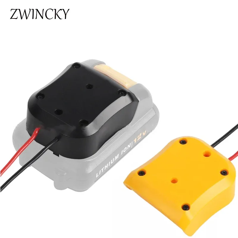 Konektor s káblom vhodný pre dewalt 10,8 V 12V lítiová batéria Externý napájací zdroj prevodník DIY Vedúci výstupný adaptér