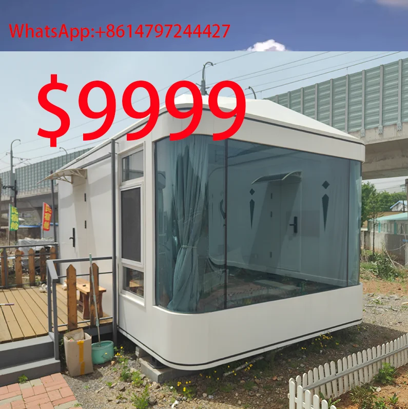 Konečné riešenie pre moderné, prenosné bývanie: prefabrikovaný dom mobilných kapsúl/hotel, 30x10,5x10ft, 315 štvorcových stôp. Vydrží vysoko