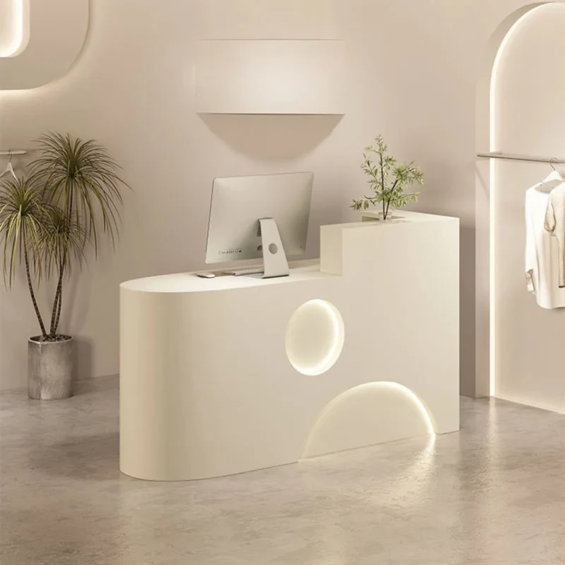 Konferencia moderný recept stola Outdoor Hotel Reception Desk Desk Supermarket Barber Shop Bar Commercial Display Rack Nové