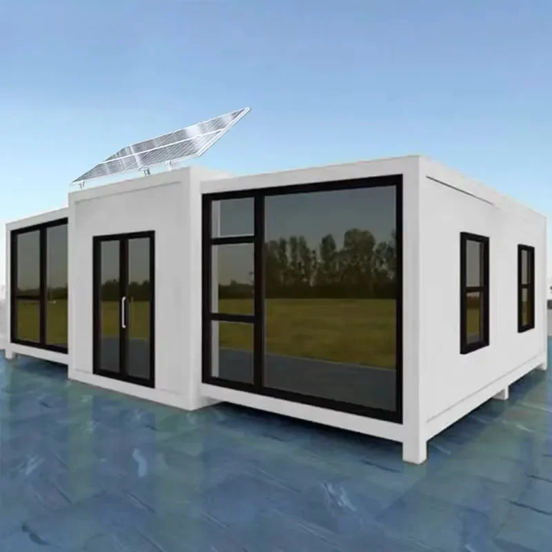 Kontajner luxusný 20 stôp 40 stôp prefabrikovaný drobný dom skladací kontajner prefabrikovaný modulárny dom s kúpeľňou a spálňou