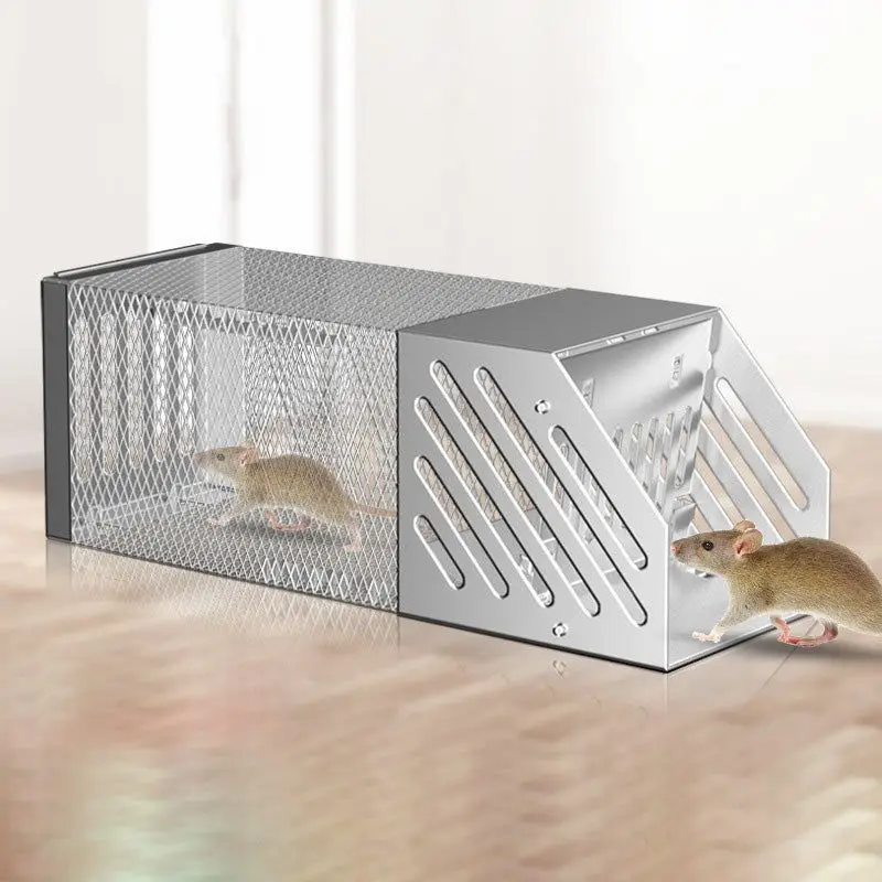 Kontinuálny cyklus myši pasce potkany Catching Cage Mychy Killer Automatický nástroj na chytanie myši vonkajšia myš