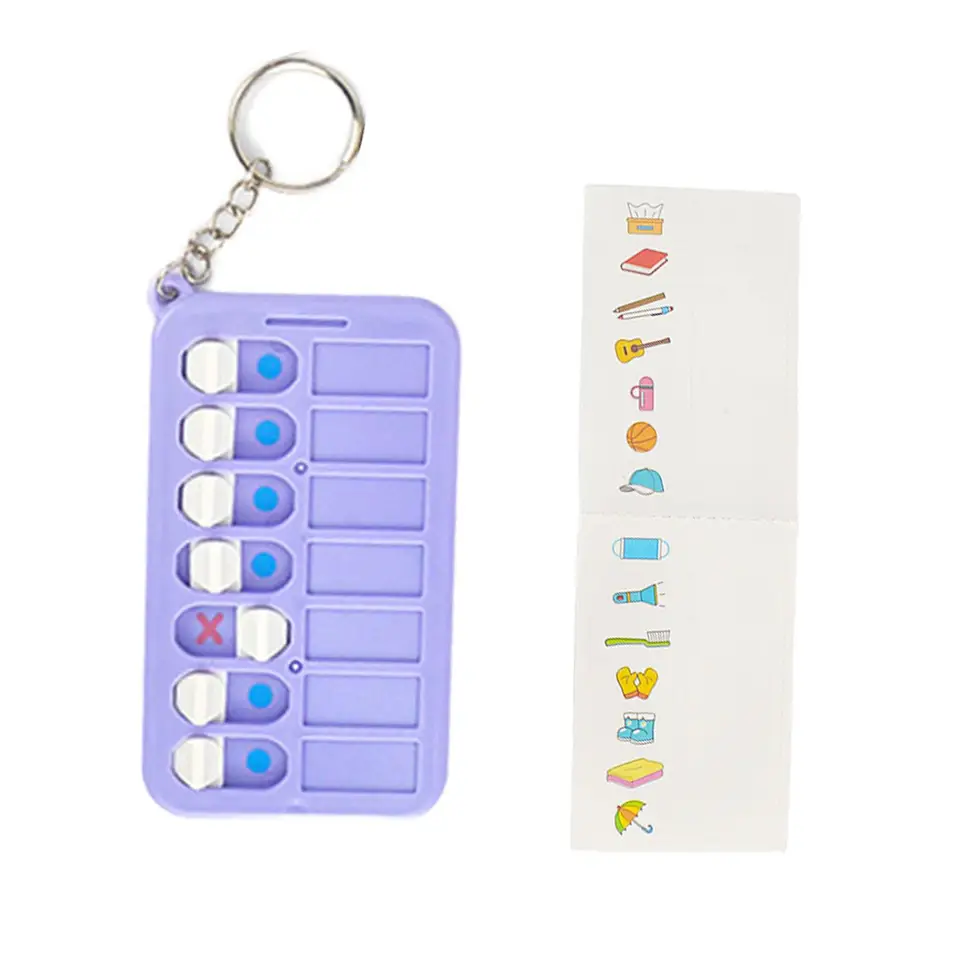 Kontrola doska Keychain Bag pre prívesok pre značky kabelky na batožinu Dekorácia