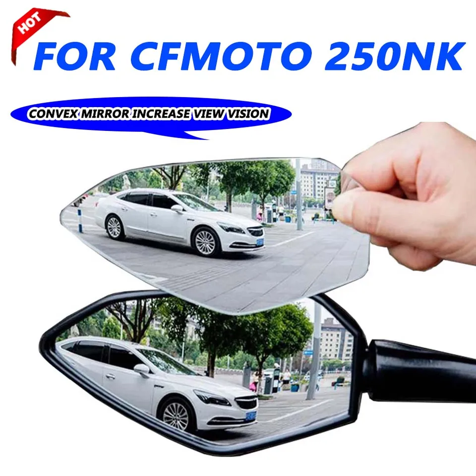 Konvexné zrkadlo Zvýšenie Zväčšenie videnia Zobraziť videnie pre CFMoto CF 250nk NK250 NK 250 NK Príslušenstvo Kurview Mirror Výmena šošoviek