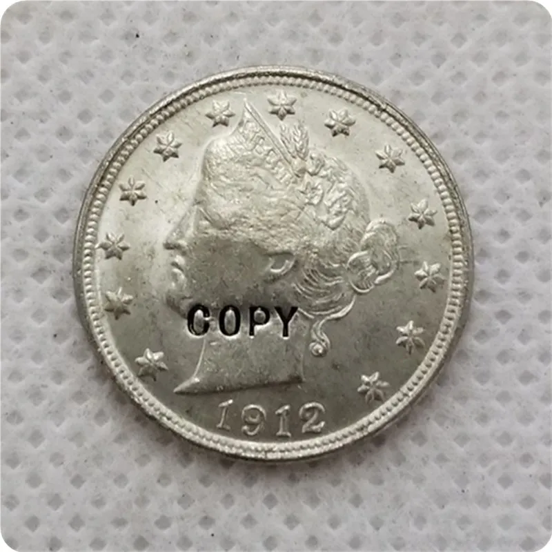 Kopírujte repliku 1912-P, S, D Liberty Head v Nickel Copy