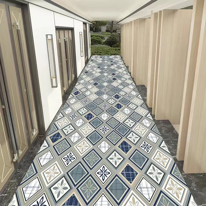 Koridor 3d koberca Dverway Corridor 2m/3M koberec Nordic Rug Aisle Long Corridor Hallway Domáce podlahové podlaha komerčné hotelové koberce Geometria