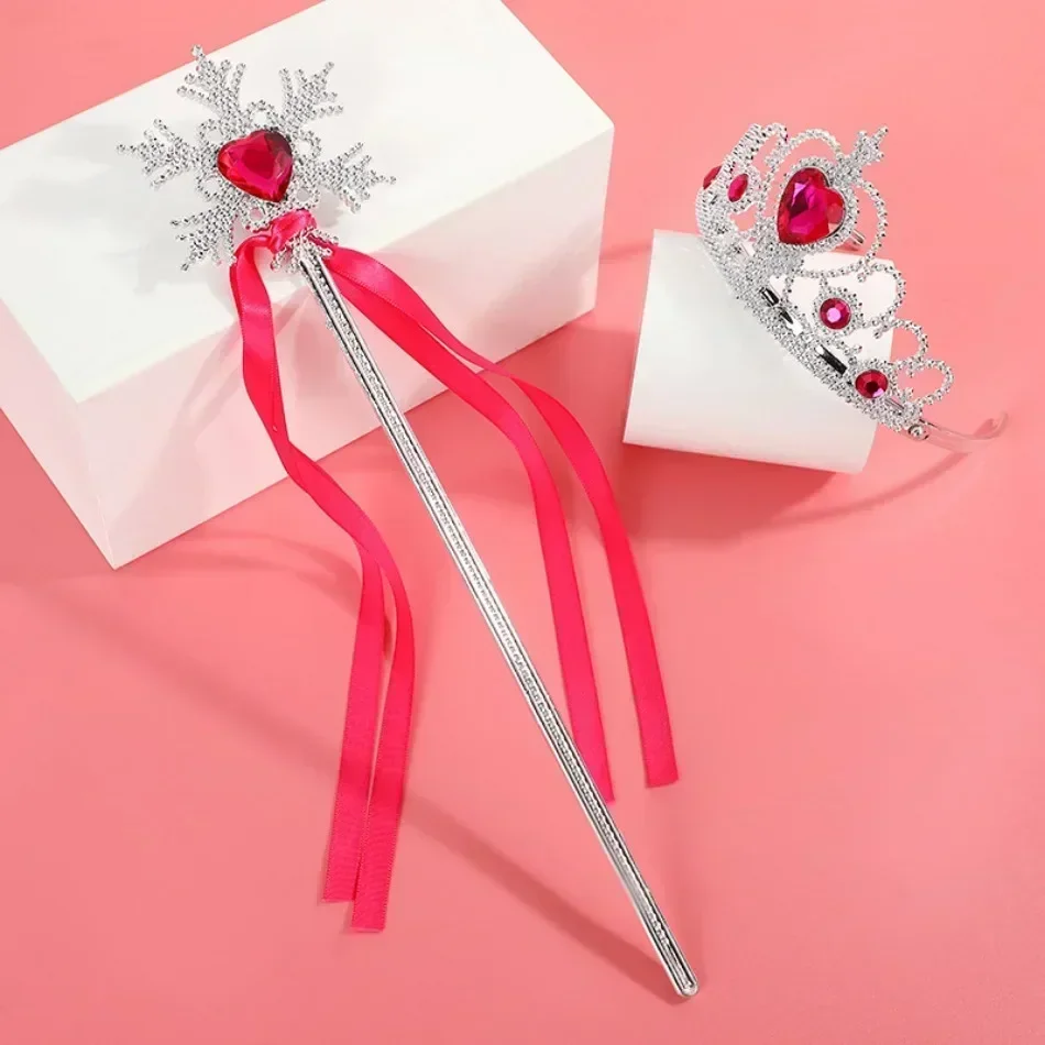 Koruna démona Koruna a snehová vločka Kúzelná prútik s krištáľovými obručami šperky na vlasy