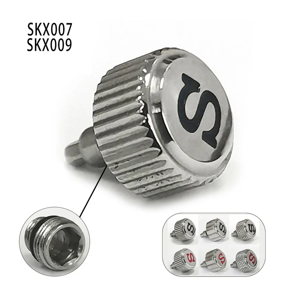 Koruna z nehrdzavejúcej ocele s hodinkami Fit Fit for NH35 NH36 NH34 4R35 4R36 7S26 SKX007 SKX009 hodinky upravené diel
