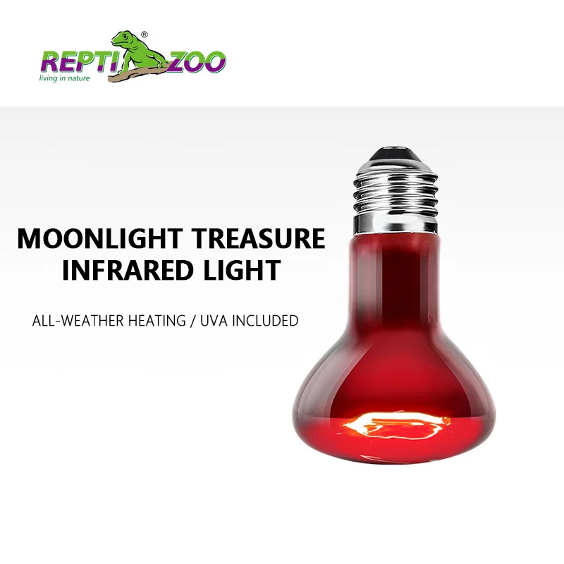 Korytnačky Uva Basking Lamps Reptile Wat Light Žiarovka pre jašterice hady plazy Infračervené lampy Terrárium Dodávky 35 W 50W 75W 100 W 100W