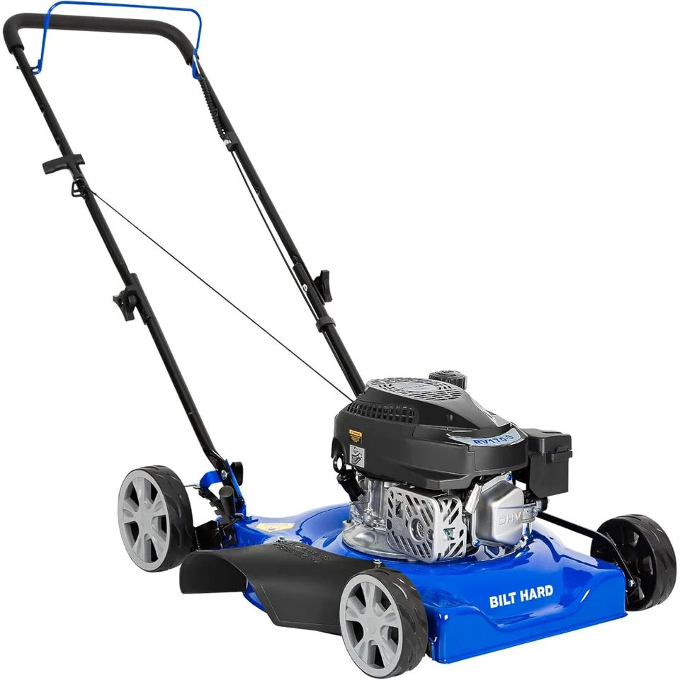 Kosačka plynu 20 palcov, 144 ccm 4-cyklová OHV Engine Lawnmower, 8 nastaviteľných rezných výšok Push kosačky na trávnik