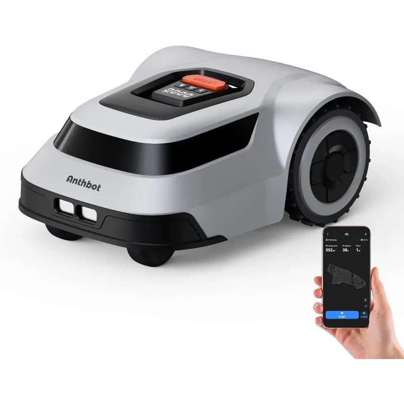 Kosačka robotov so stabilným hraničným drôtom pre 1/4 akra - 300% vyššia účinnosť kosenia v tvare mriežky, automatické robotické