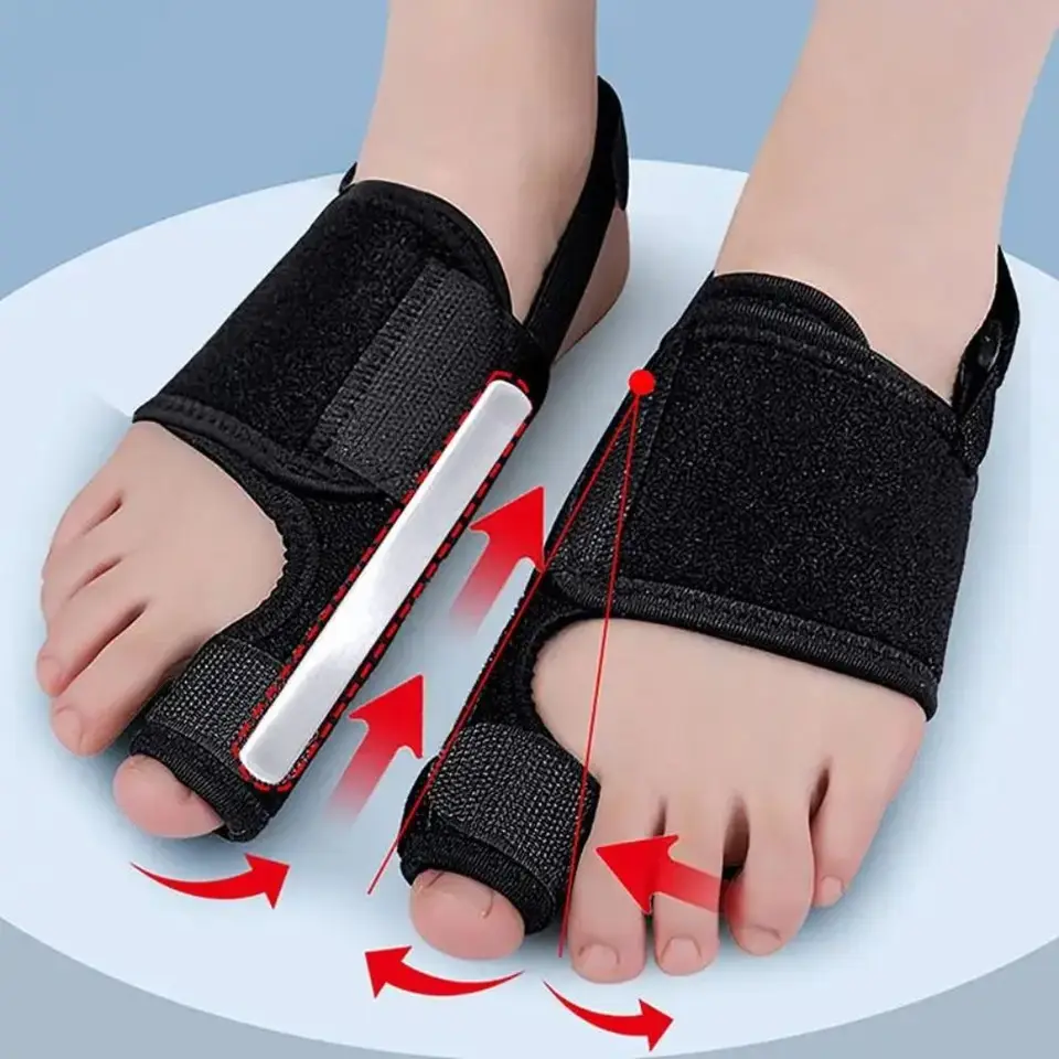 Kost Adser Adser Big Toe Bunon Protector Ortotics Orthotics Hammer Protector Corrector korektor mäkký pedikúra ponožkový korektor