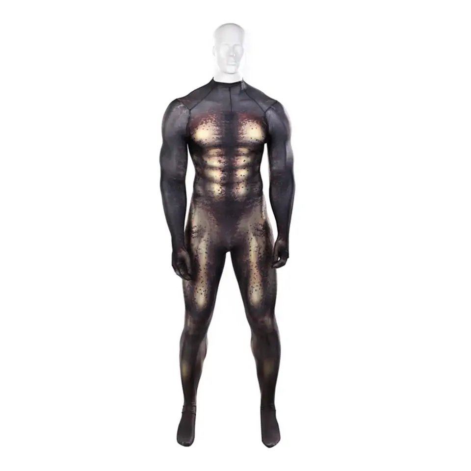 Kostým Cosplay s predátorom s 3D tlače predátor základný oblek Halloween Kids Dospelí Zentai Bodysuit Sucksuits