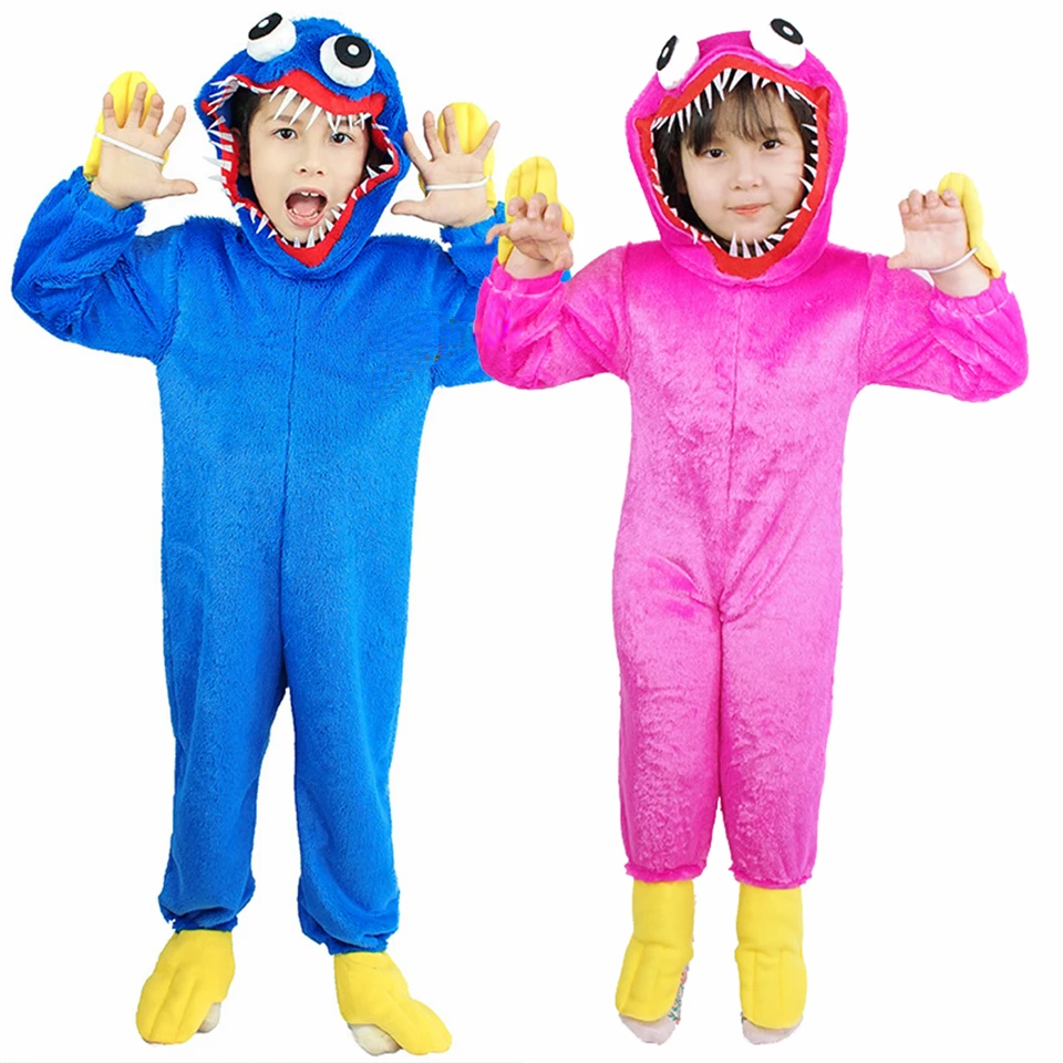 Kostým hororová hra Kawaii Onesies pyžamy kombinézy Homewear Halloween Party Cosplay pre deti
