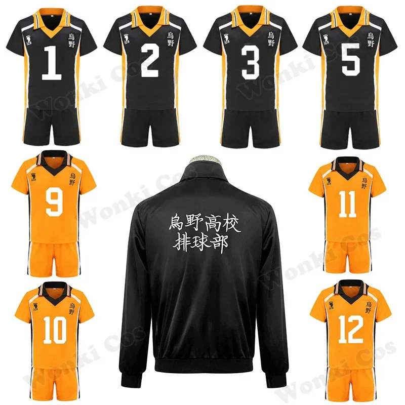 Kostým Karasuno Cosplay Hinata Shoyo Tobio Kageyama Kei Tsukishima Sugawara Koushi Sport Jersey Sportswear Uniform Costyes